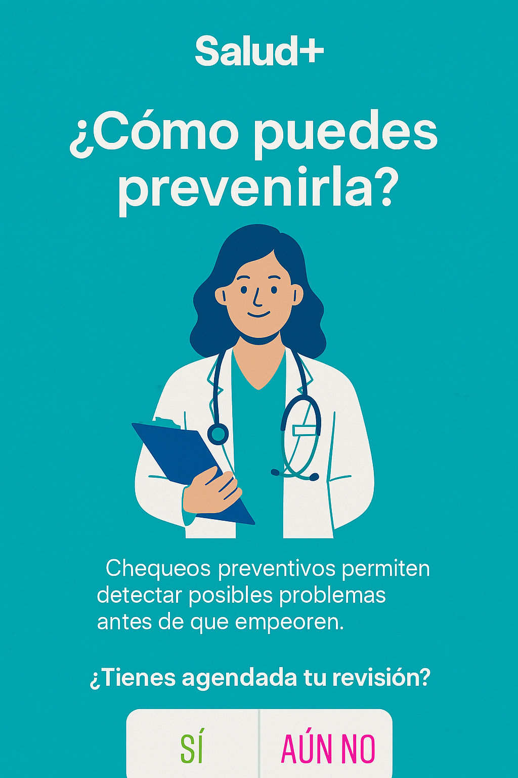 Salud+ — Clínica — Educación preventiva (slide 3)